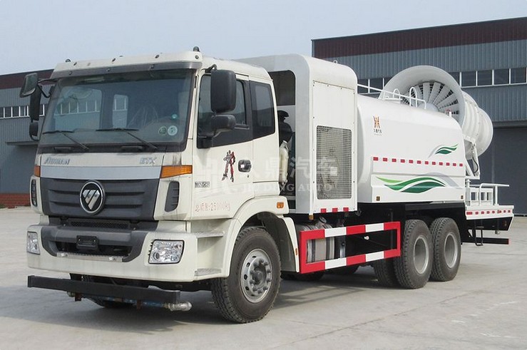 福田歐曼后雙橋多功能抑塵車價格2