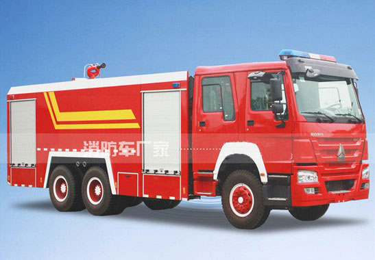 16噸重汽豪沃水罐消防車價格3