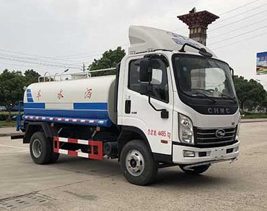 5方灑水車多重多少噸_南駿5噸綠化灑水車廠家價格3