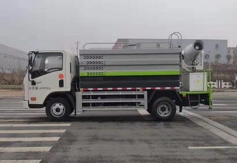 多功能抑塵車使用方法_國六5方大運藍牌抑塵車廠家價格3