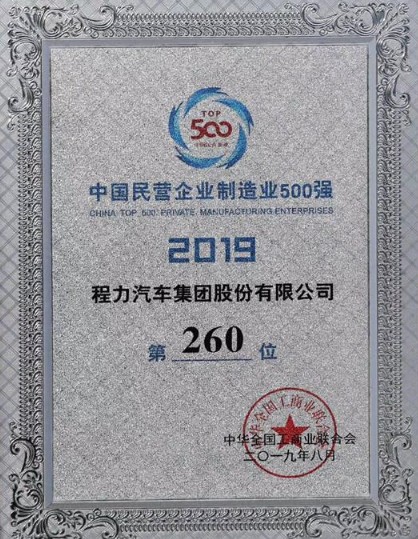 程力公司民企500強(qiáng) 程力公司民企500強(qiáng)