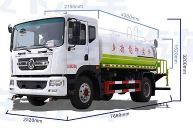 東風多利卡12噸灑水車尺寸參數圖片 東風多利卡12噸灑水車尺寸參數圖片