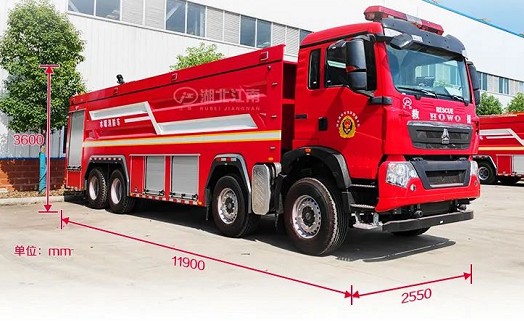 國(guó)六重汽豪沃前四后八24噸重型消防車(chē) 國(guó)六重汽豪沃前四后八24噸重型消防車(chē)