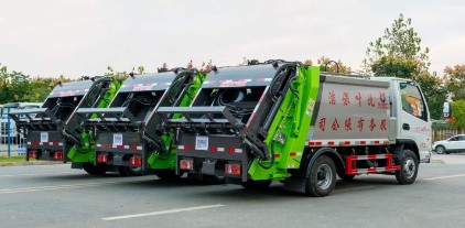 凱馬藍牌壓縮垃圾車 凱馬藍牌壓縮垃圾車